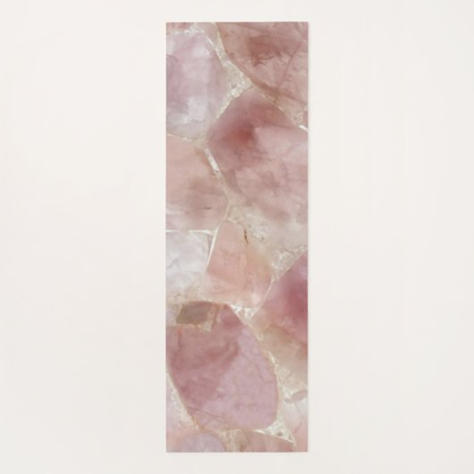 Rose Quartz Yogamatte (Rückseite)