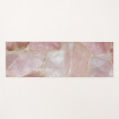 Rose Quartz Yogamatte (Vorderseite (Horizontal))