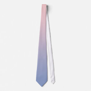 Rose Quartz zu Serenity Blau Farbverlauf Krawatte