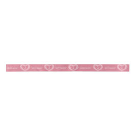 Rose Quarz 2. Hochzeitstag rosa Herzen Satinband