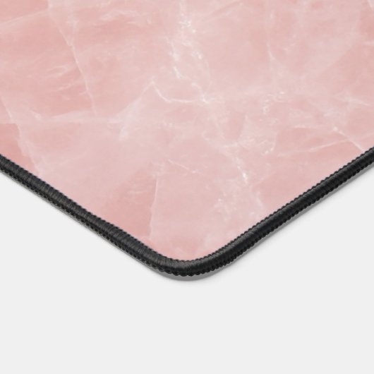 Rose Quarz Crystal Desk Mat Schreibtischunterlage (Ecke)