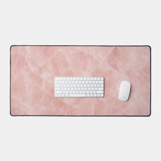 Rose Quarz Crystal Desk Mat Schreibtischunterlage (Tastatur & Maus)