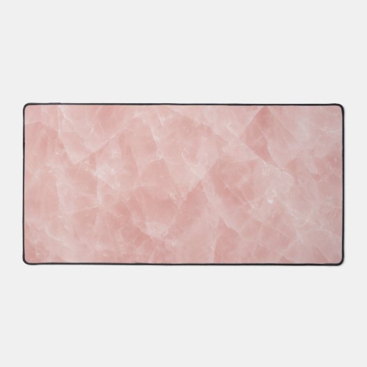 Rose Quarz Crystal Desk Mat Schreibtischunterlage (Vorderseite)