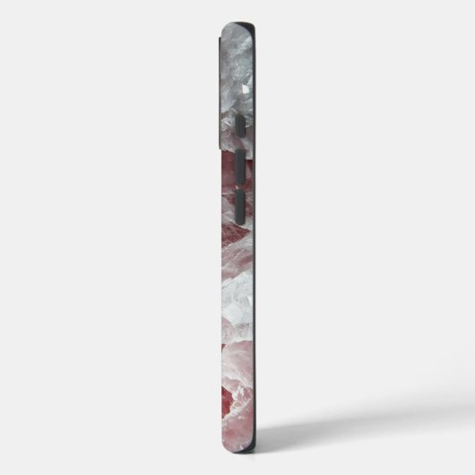 Rose Quarz Crystal Phone Case (Rückseite / Links)