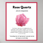 Rose Quarz Crystal Poster (Vorne)