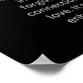 Rose Quarz Crystal Stone Bedeutung Poster (Ecke)