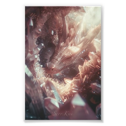 Rose Quarz Guardian Foto drucken (Vorne)