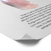 Rose Quarz Poster (Ecke)
