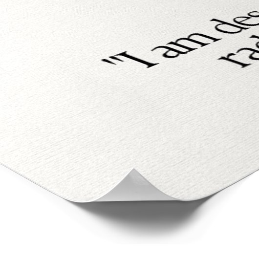 Rose Quarz Steinmetall Poster (Ecke)