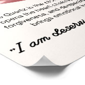 Rose Quarz Stone Poster (Ecke)