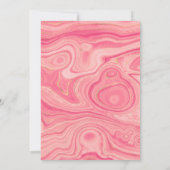 Rose Quarz und Blush Strata Dusche per Mail Einladung (Rückseite)