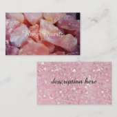 Rose Quarz Visitenkarten Visitenkarte (Vorne/Hinten)