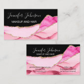 Rose Quarzagat Visitenkarte (Vorne/Hinten)