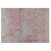 Rose Quarzdruck Schneidebrett (Vorderseite)