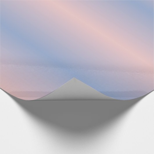 Rose Quarzglas Serenity Gradients Wrapping Paper Geschenkpapier (Ecke)