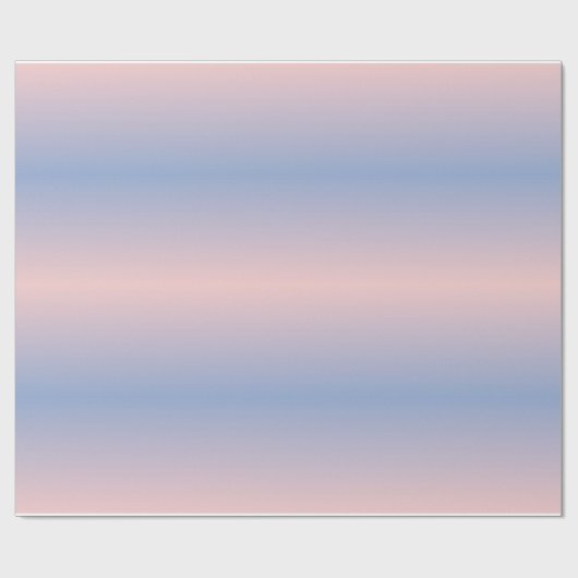 Rose Quarzglas Serenity Gradients Wrapping Paper Geschenkpapier (Flach)