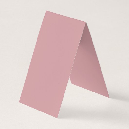 Rose Quarzkristalle Schmuckkarte Visitenkarten (Rückseite)