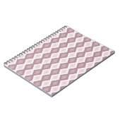 Rose Quarzrosa Notizblock (Linke Seite)