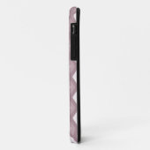Rose Quarzrosa Rautenmuster Case-Mate iPhone Hülle (Hinten/Links)