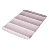 Rose Quarzschattenstreifen Badematte (Schrägansicht)