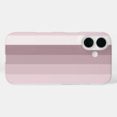 Rose Quarzschattenstreifen Case-Mate iPhone Hülle (Rückseite (Horizontal))