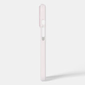Rose Quarzschattenstreifen Case-Mate iPhone Hülle (Rückseite / Links)