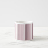 Rose Quarzschattenstreifen Espressotasse (Vorderseite)