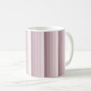 Rose Quarzschattenstreifen Kaffeetasse