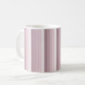 Rose Quarzschattenstreifen Kaffeetasse (Vorderseite Links)