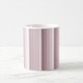 Rose Quarzschattenstreifen Kaffeetasse (Mittel)