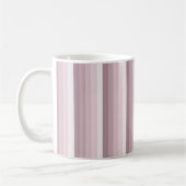 Rose Quarzschattenstreifen Kaffeetasse (Links)