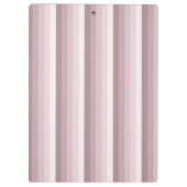 Rose Quarzschattenstreifen Klemmbrett (Rückseite)