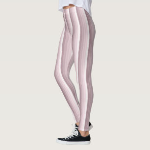 Rose Quarzschattenstreifen Leggings