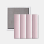 Rose Quarzschattenstreifen Magnet (Vorderseite/Rückseite)