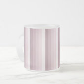 Rose Quarzschattenstreifen Mattglastasse (Vorderseite Links)