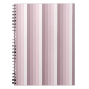 Rose Quarzschattenstreifen Notizblock