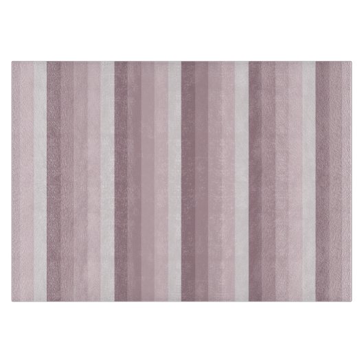 Rose Quarzschattenstreifen Schneidebrett (Vorderseite)