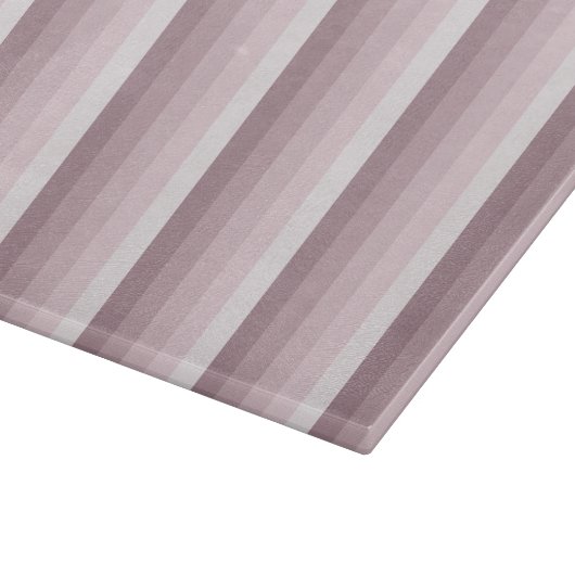 Rose Quarzschattenstreifen Schneidebrett (Ecke)