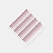 Rose Quarzschattenstreifen Serviette (Ecke)