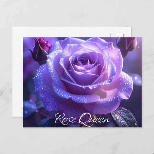 Rose Queen Postkarte (Vorne/Hinten)