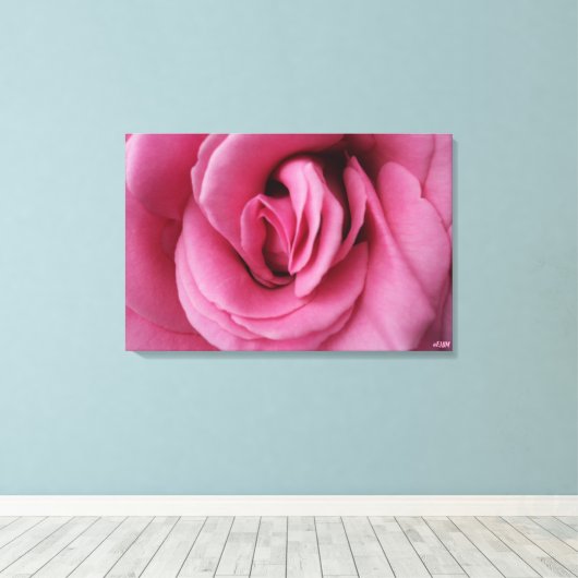 Rose Queen Romance II Stretched Canvas Print Leinwanddruck (Insitu (Holzboden))