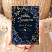 Rose Quinceanera Einladung
