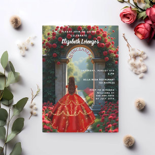 Rose Quinceanera Einladung