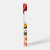 Rose Radiation: Elegante Blume Telefonabdeckung iPhone Hülle (Linke Seite)