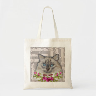 Rose Ragdoll Katze Tasche