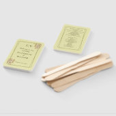 Rose-Rahmen - Mongram, Celestial Yellow Wedding Fächer (Non-assembled)