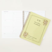 Rose-Rahmen - Mongram, Celestial Yellow Wedding Planer (Anzeige)