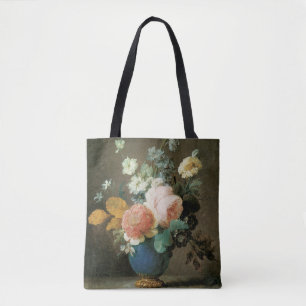 Rose, Ranunculus und andere Blume in einer Blauen Tasche