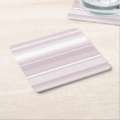 Rose Rechteckiger Pappuntersetzer (angewinkelt)