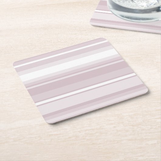 Rose Rechteckiger Pappuntersetzer (angewinkelt)